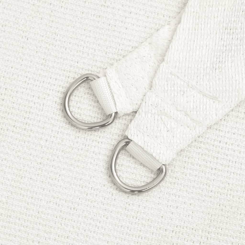 Voile D'ombrage Pehd Triangulaire Blanc