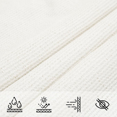 Voile D'ombrage Pehd Triangulaire Blanc