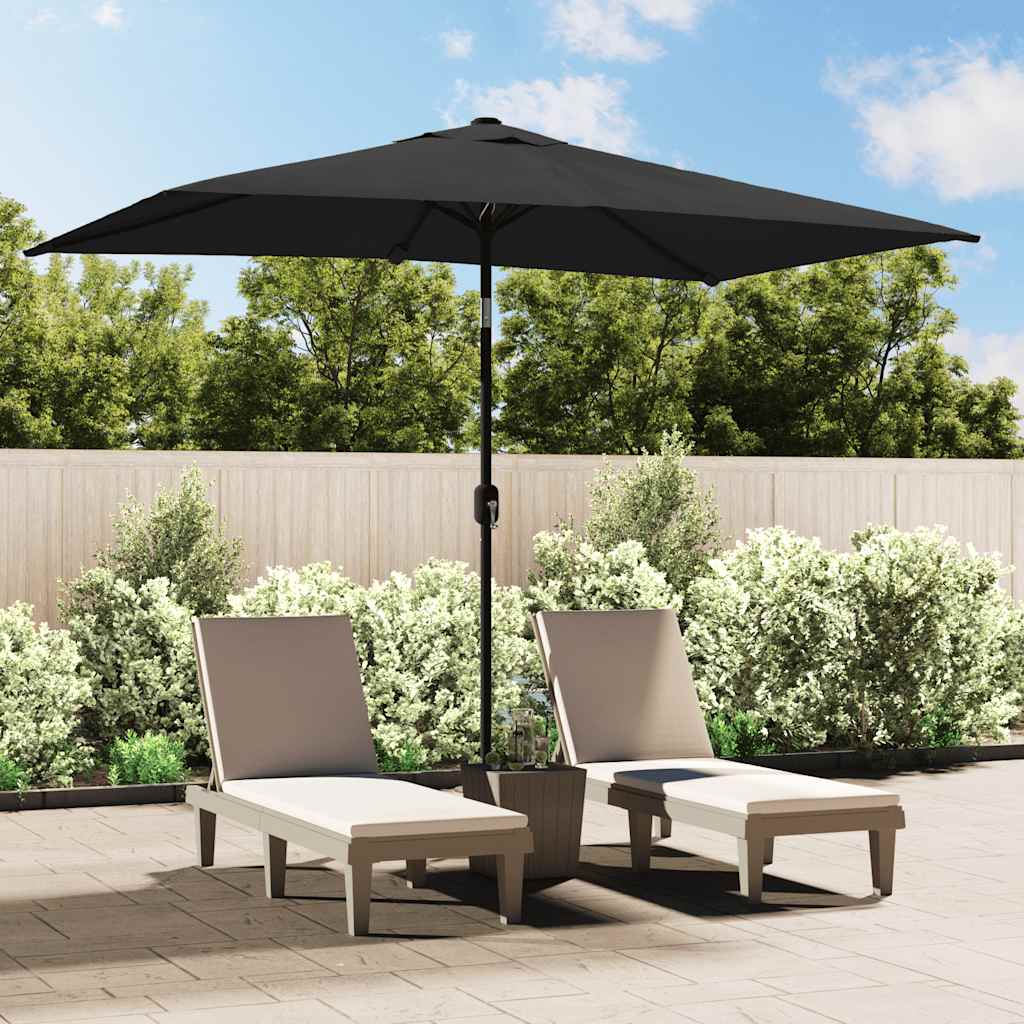 Parasol D'extérieur Avec Mât En Métal 300X200 Cm