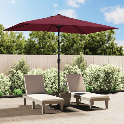 Parasol D'extérieur Avec Mât En Métal 300X200 Cm