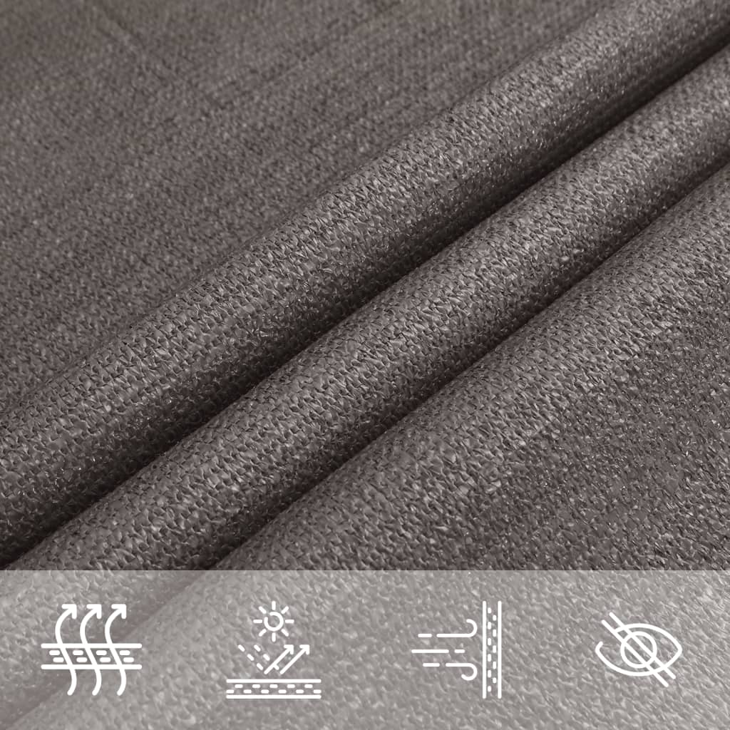 Voile D'ombrage 160 G/M² 4,5X4,5 M Pehd Anthracite