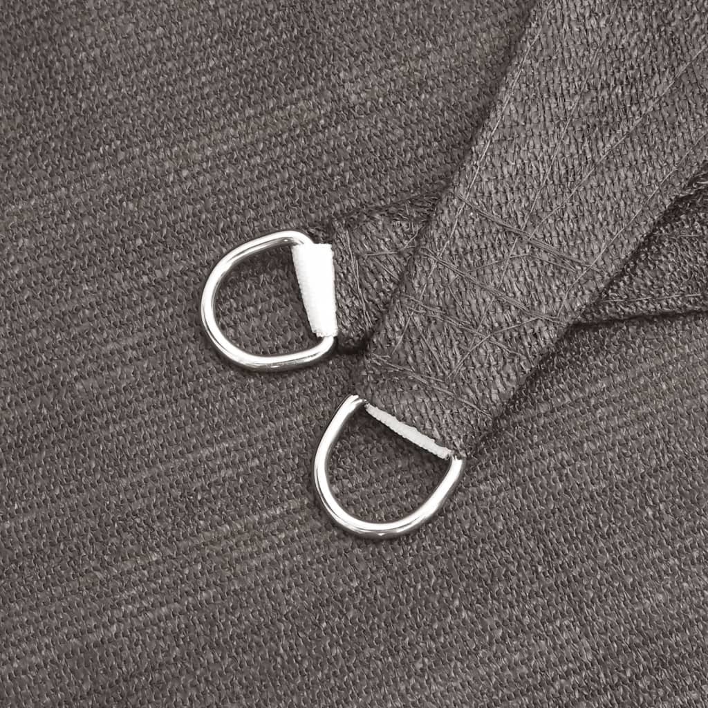 Voile D'ombrage 160 G/M² 4,5X4,5 M Pehd Anthracite