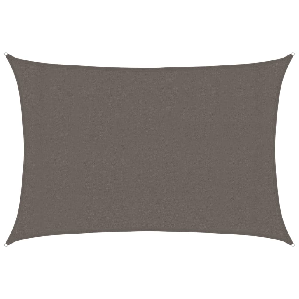Voile D'ombrage 160 G/M² 3X4,5 M Pehd Anthracite