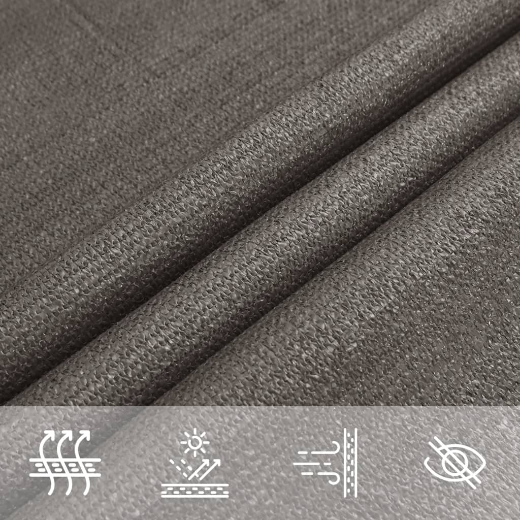 Voile D'ombrage 160 G/M² 3X4,5 M Pehd Anthracite