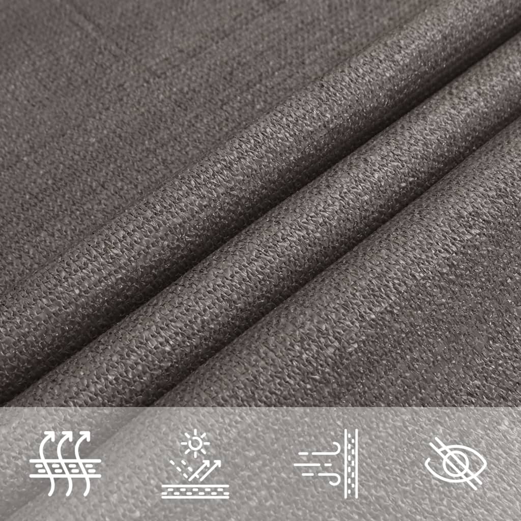 Voile D'ombrage 160 G/M² Pehd Anthracite