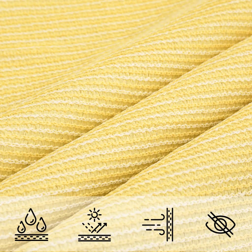 Voile D'ombrage 160 G/M² 4X5X6,8 M Pehd Beige