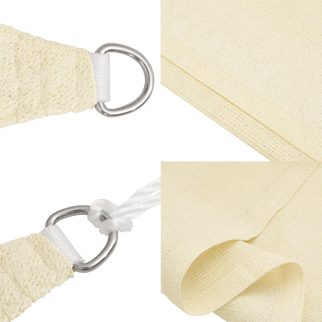 Voile D'ombrage 160 G/M² 2,5X3 M Pehd Crème