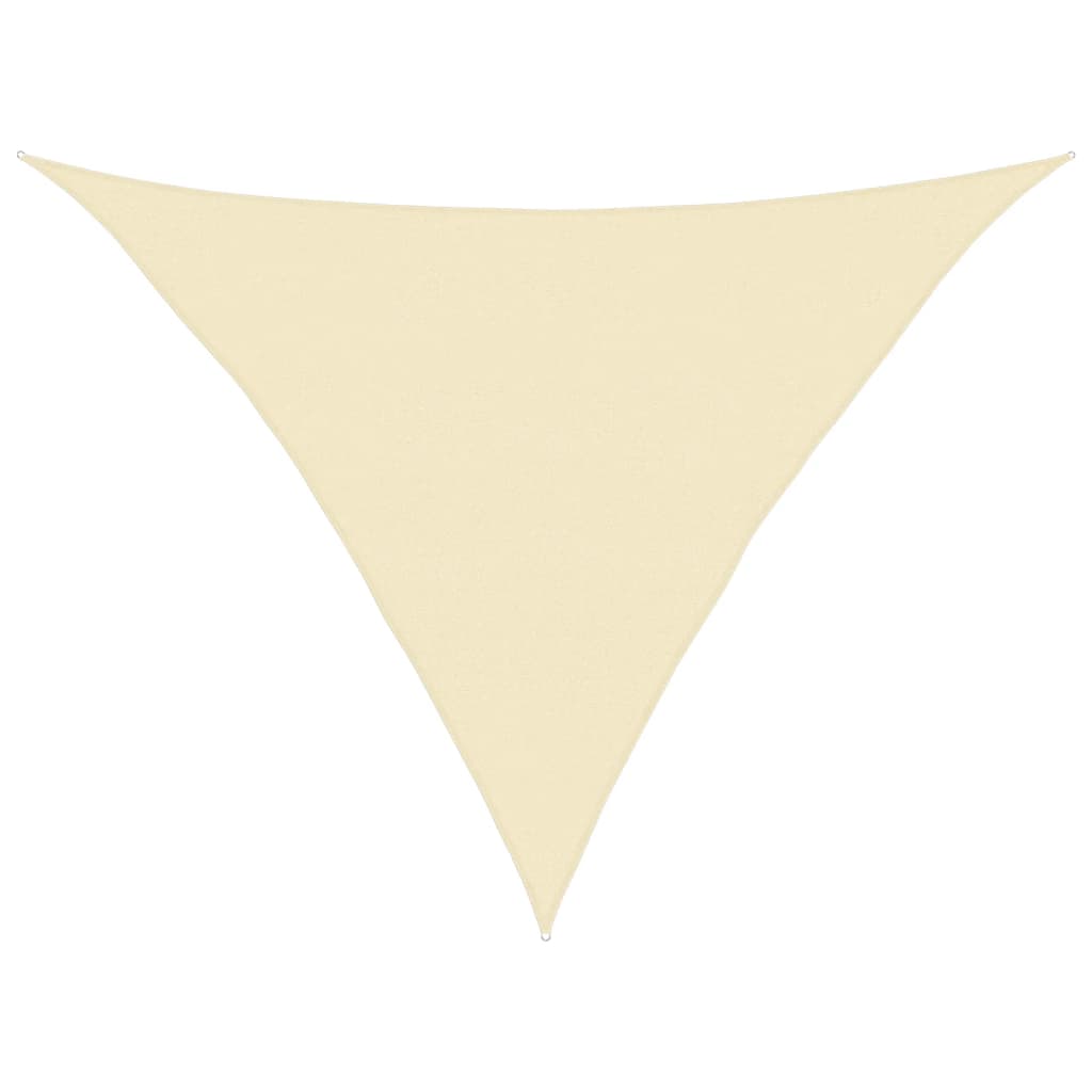 Voile D'ombrage Triangulaire Pehd Crème