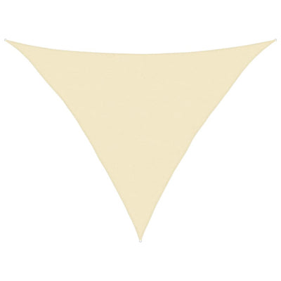 Voile D'ombrage Triangulaire Pehd Crème