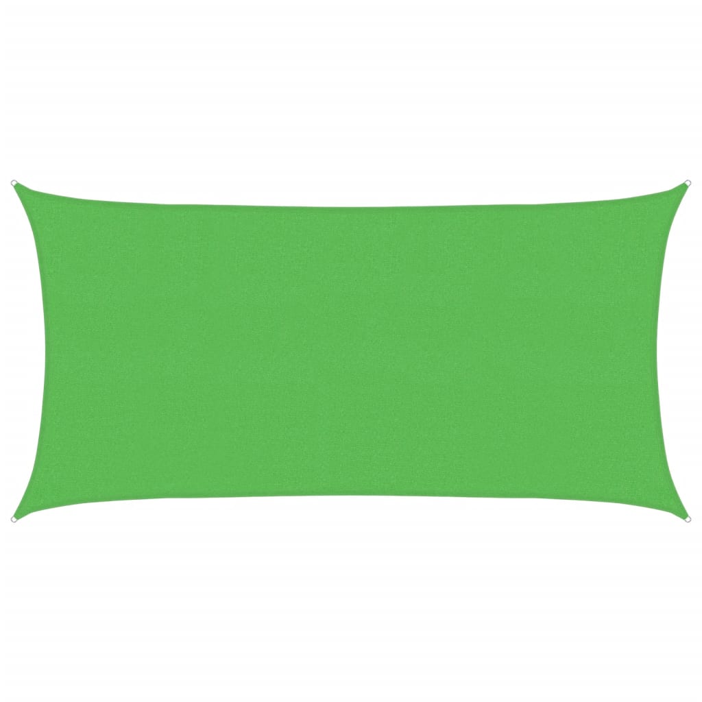 Voile D'ombrage 160 G/M² Rectangulaire 2X3,5 M Pehd Vert Clair