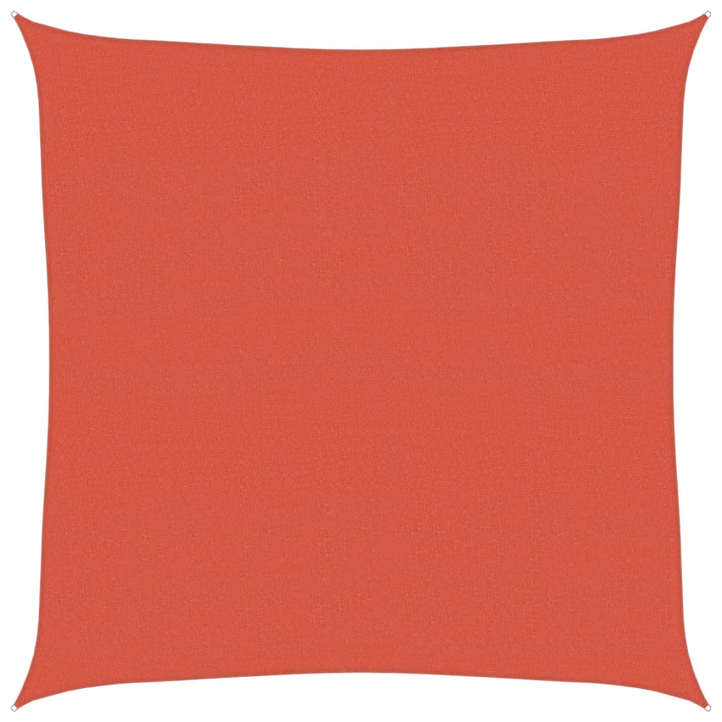 Voile D'ombrage 160 G/M² Carré Terre Cuite 4,5X4,5 M Pehd Couleur Terre Cuite
