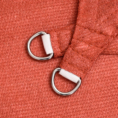 Voile D'ombrage 160 G/M² Carré Terre Cuite 4,5X4,5 M Pehd Couleur Terre Cuite