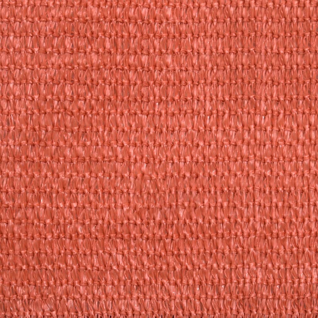 Voile D'ombrage 160 G/M² Carré Terre Cuite 4,5X4,5 M Pehd Couleur Terre Cuite