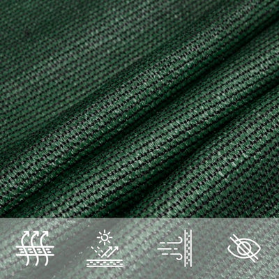 Voile D'ombrage 160 G/M² Pehd Vert Foncé