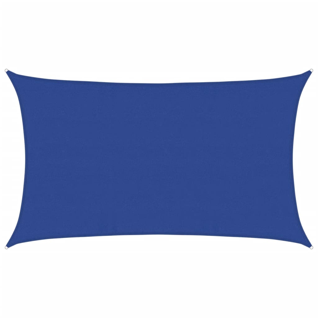 Voile D'ombrage 160 G/M² Rectangulaire Pehd Bleu