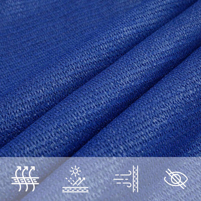 Voile D'ombrage 160 G/M² Triangulaire Pehd Bleu