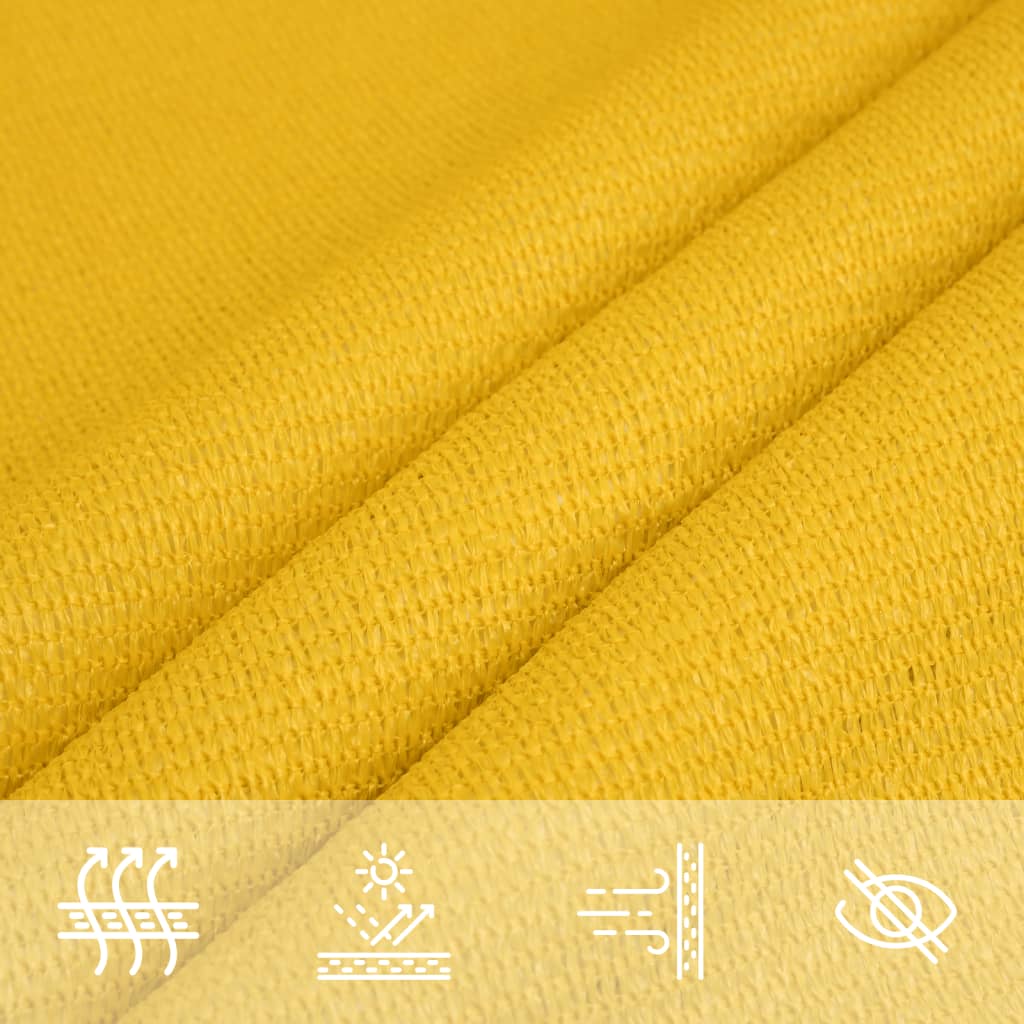 Voile D'ombrage 160 G/M² 3,6X3,6 M Pehd Jaune