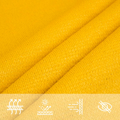 Voile D'ombrage 160 G/M² 3,6X3,6 M Pehd Jaune
