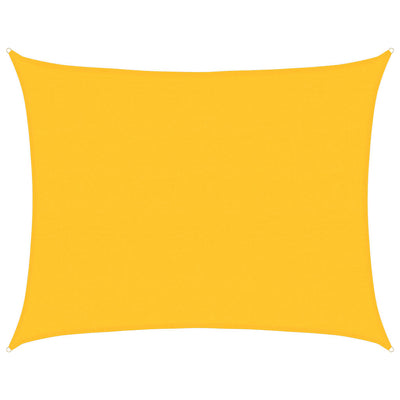 Voile D'ombrage 160 G/M² Rectangulaire Pehd Jaune