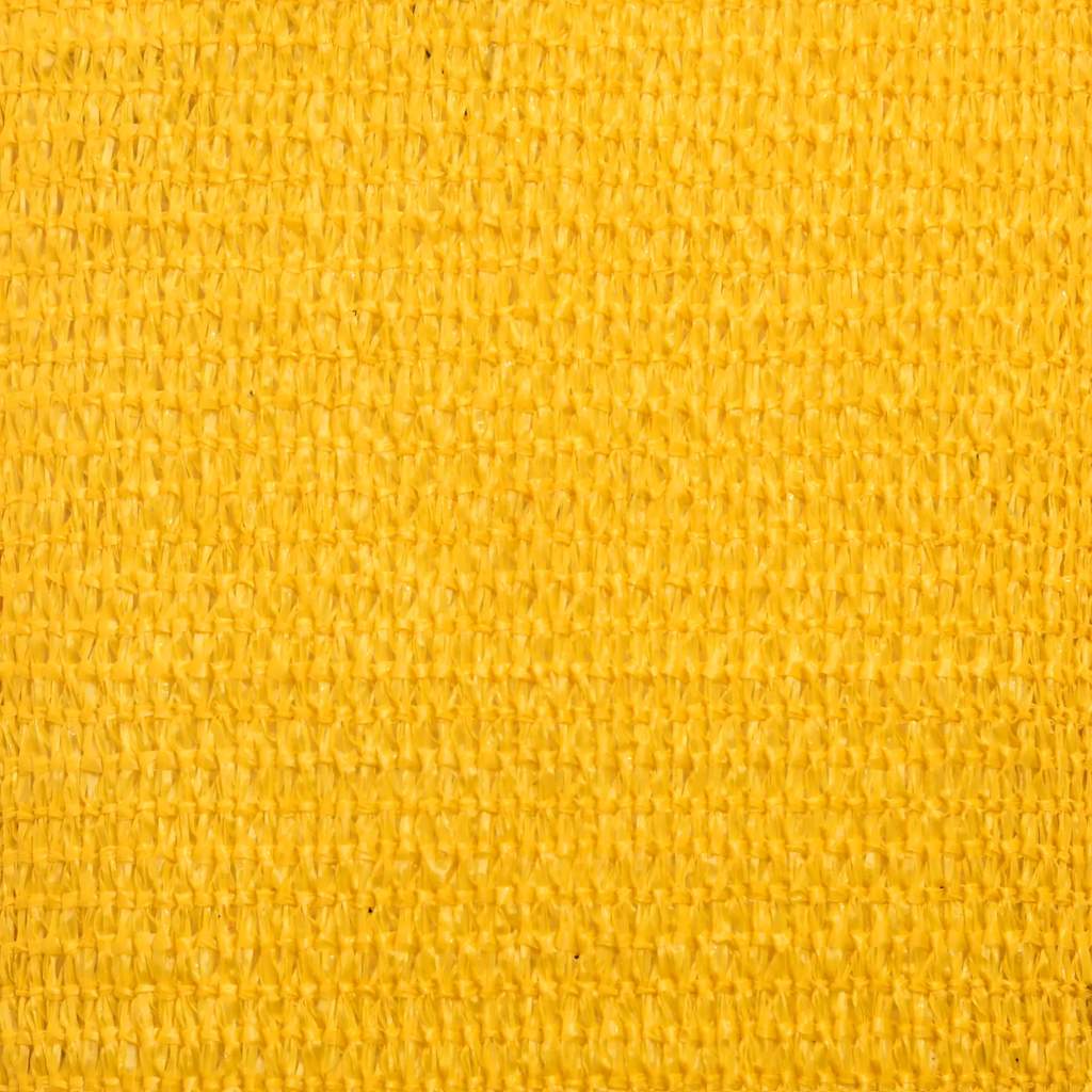 Voile D'ombrage 160 G/M² Rectangulaire Pehd Jaune