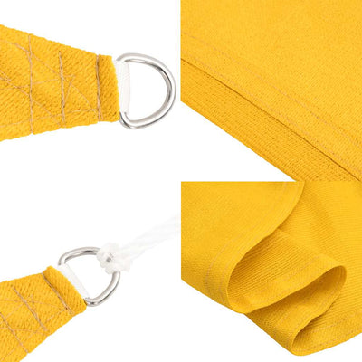 Voile D'ombrage 160 G/M² Triangulaire Pehd Jaune