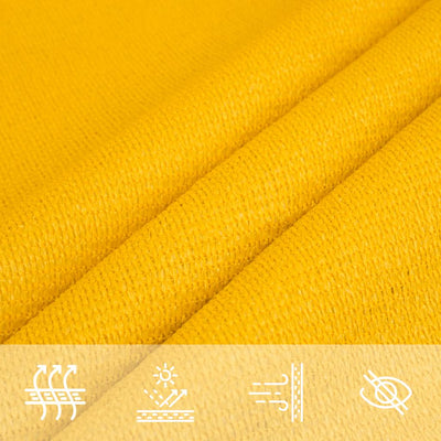 Voile D'ombrage 160 G/M² Triangulaire Pehd Jaune