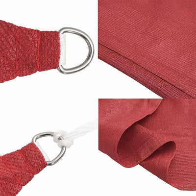 Voile D'ombrage 160 G/M² Pehd Rouge
