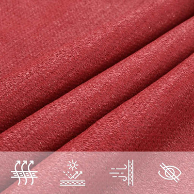 Voile D'ombrage 160 G/M² Pehd Rouge
