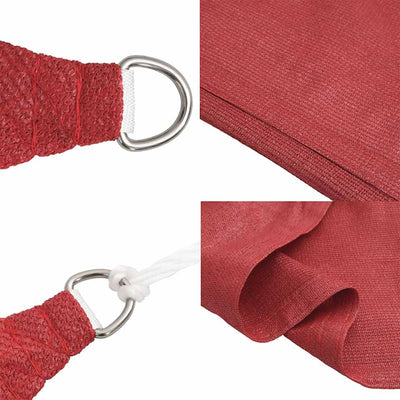 Voile D'ombrage 160 G/M² Pehd Rouge
