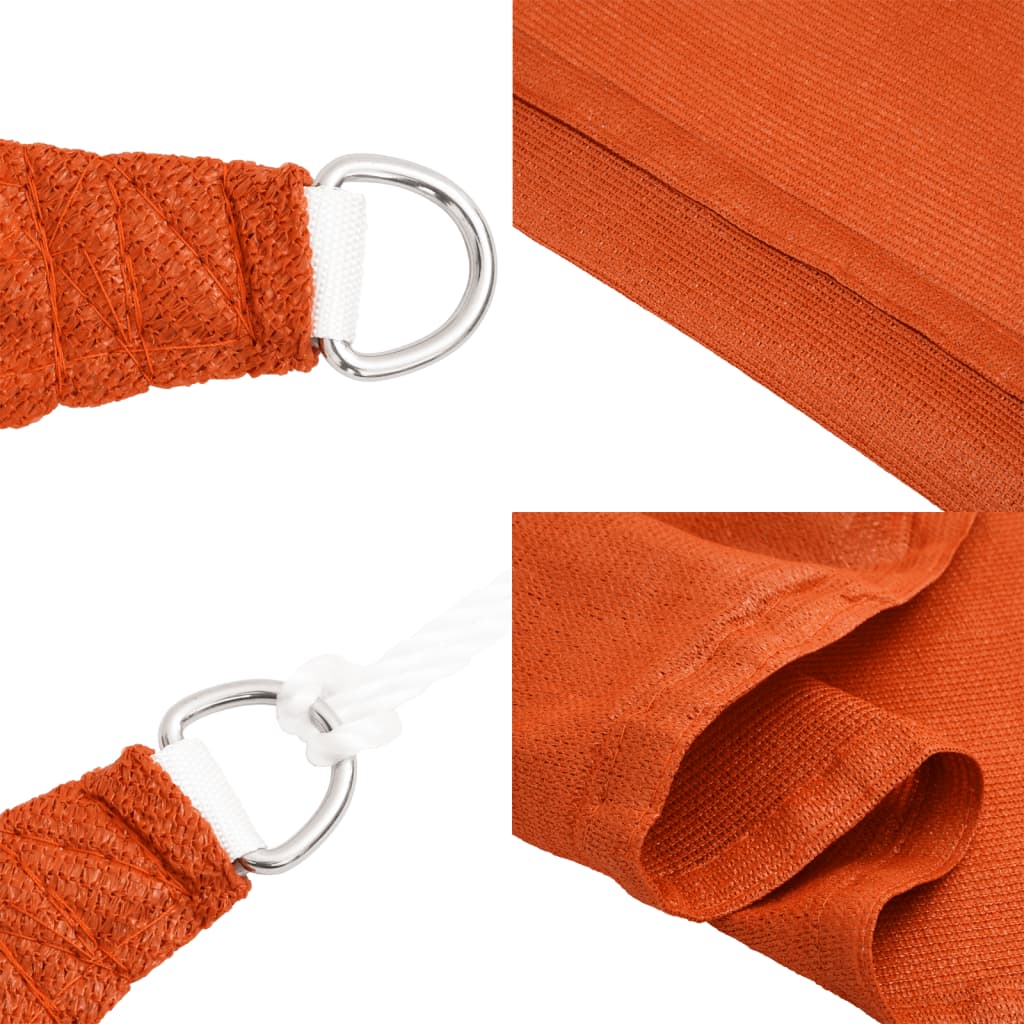 Voile D'ombrage 160 G/M² Carré 4,5X4,5 M Pehd Orange