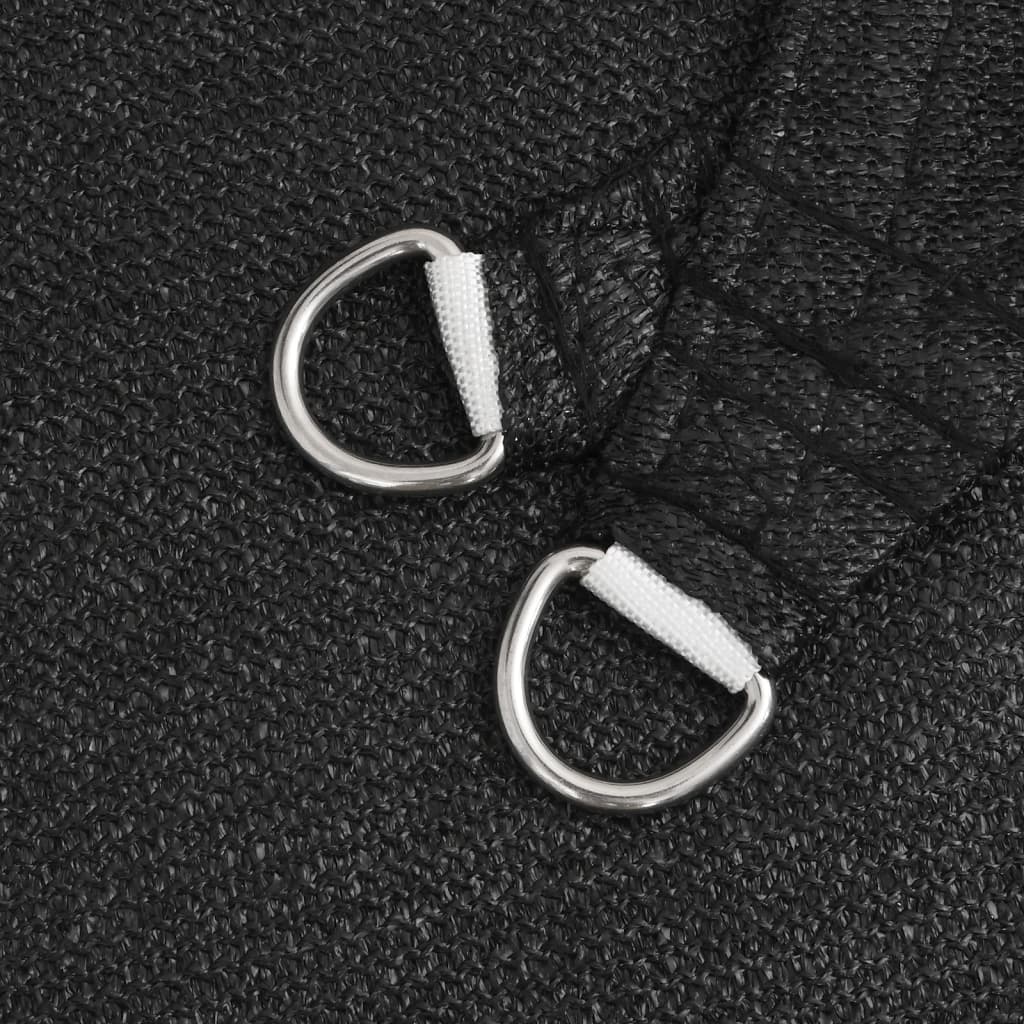 Voile D'ombrage 160 G/M² 4,5X4,5 M Pehd Noir