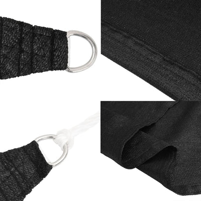 Voile D'ombrage 160 G/M² 4,5X4,5 M Pehd Noir