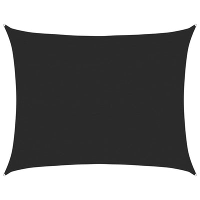 Voile D'ombrage 160 G/M² Rectangulaire Pehd Noir