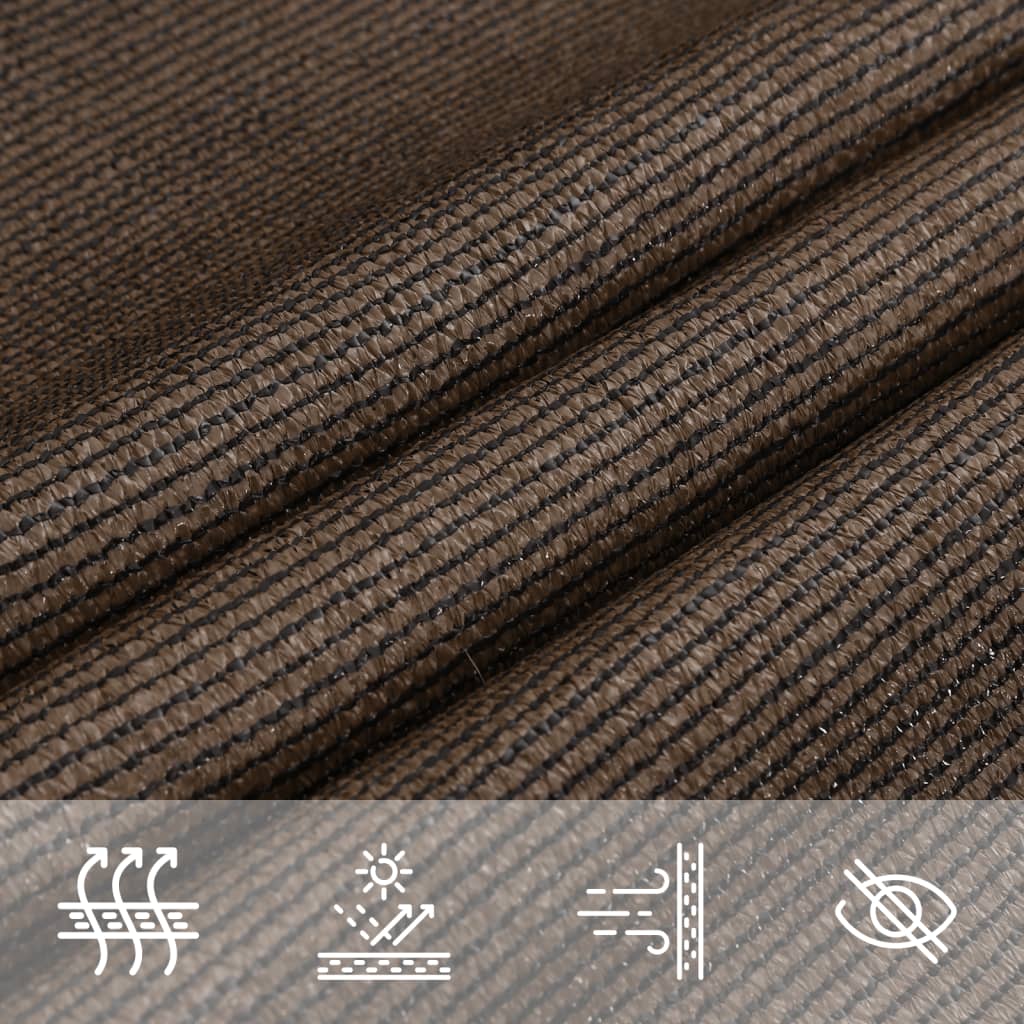 Voile D'ombrage 160 G/M² Pehd Marron