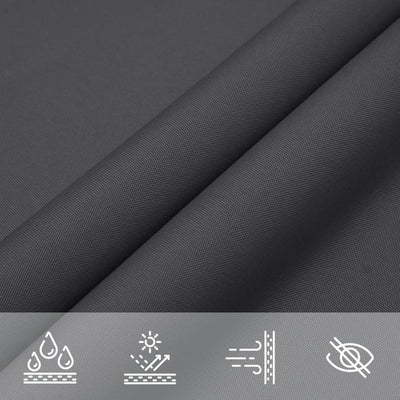 Parasol En Tissu Oxford Carré Anthracite