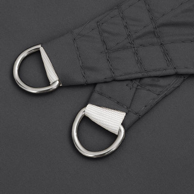 Voile De Parasol Tissu Oxford Triangulaire 4X4X5,8 M Anthracite