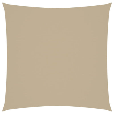 Voile De Parasol Tissu Oxford Carré 2,5X2,5 M Beige