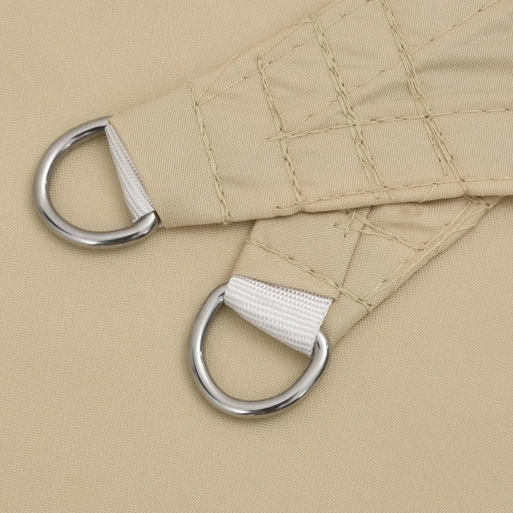Voile De Parasol Tissu Oxford Carré 2,5X2,5 M Beige