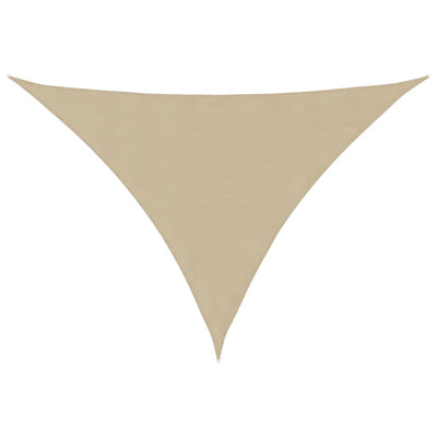 Voile De Parasol Tissu Oxford Triangulaire 4X4X5,8 M Beige