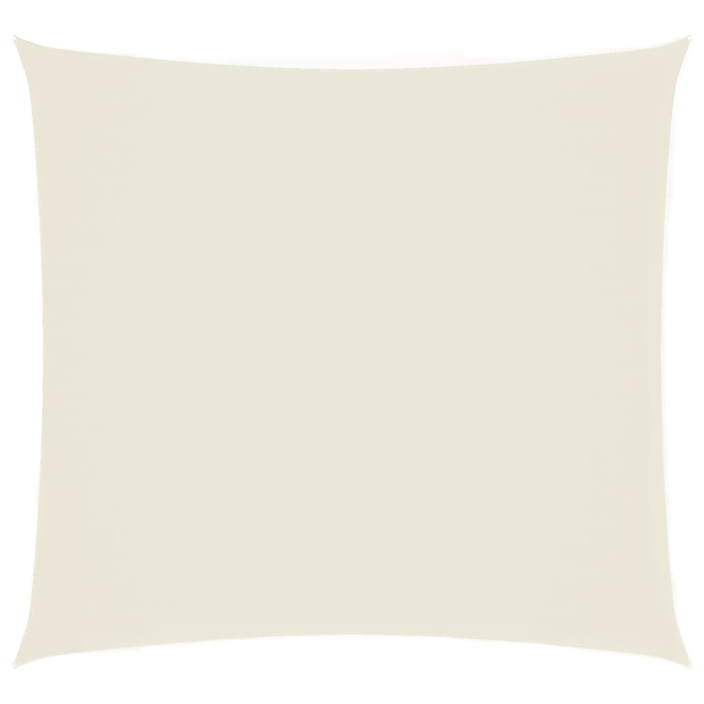Voile De Parasol Tissu Oxford Carré 2,5X2,5 M Crème