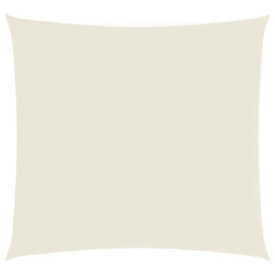 Voile De Parasol Tissu Oxford Carré 2,5X2,5 M Crème