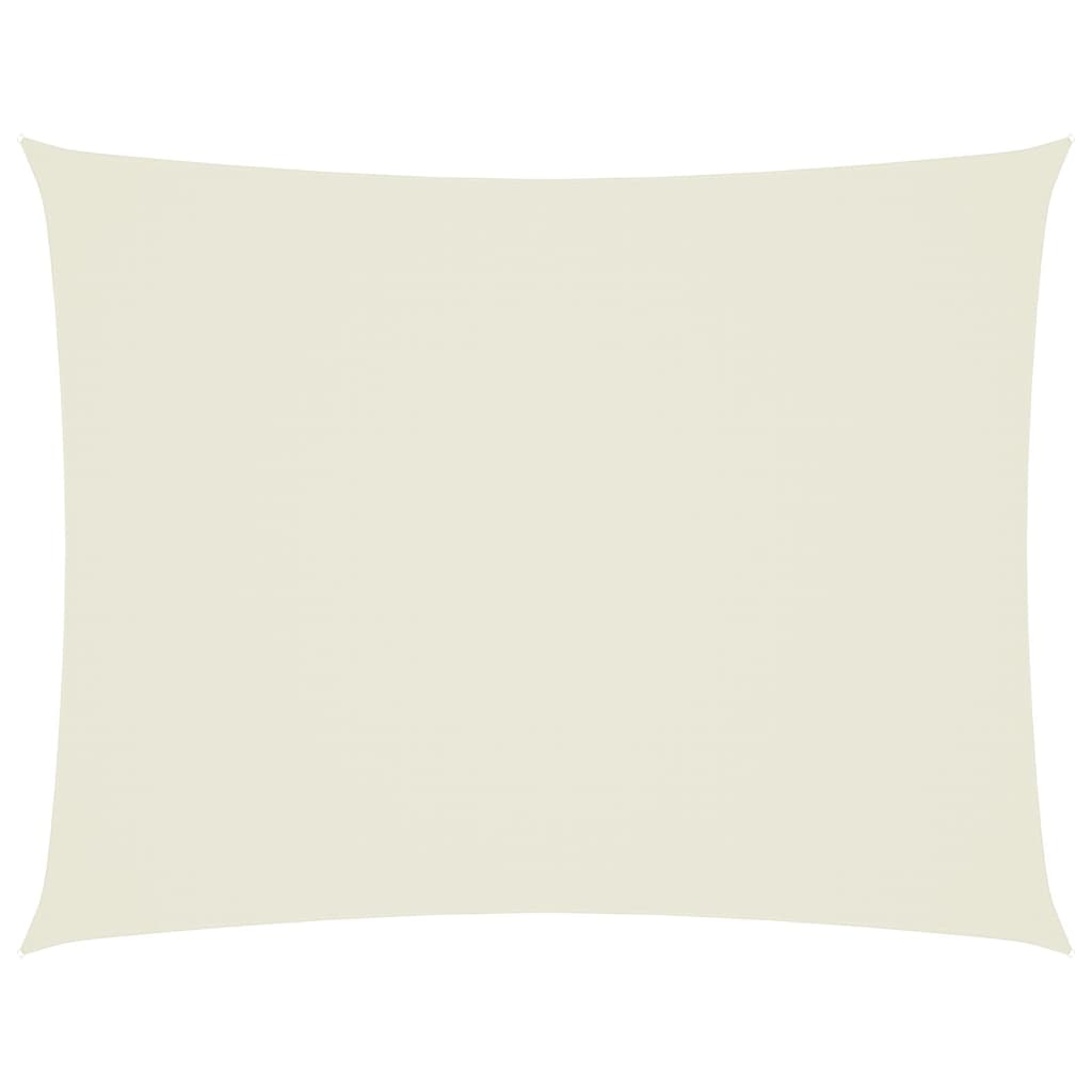Voile De Parasol Tissu Oxford Rectangulaire Crème