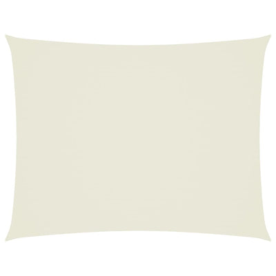 Voile De Parasol Tissu Oxford Rectangulaire Crème