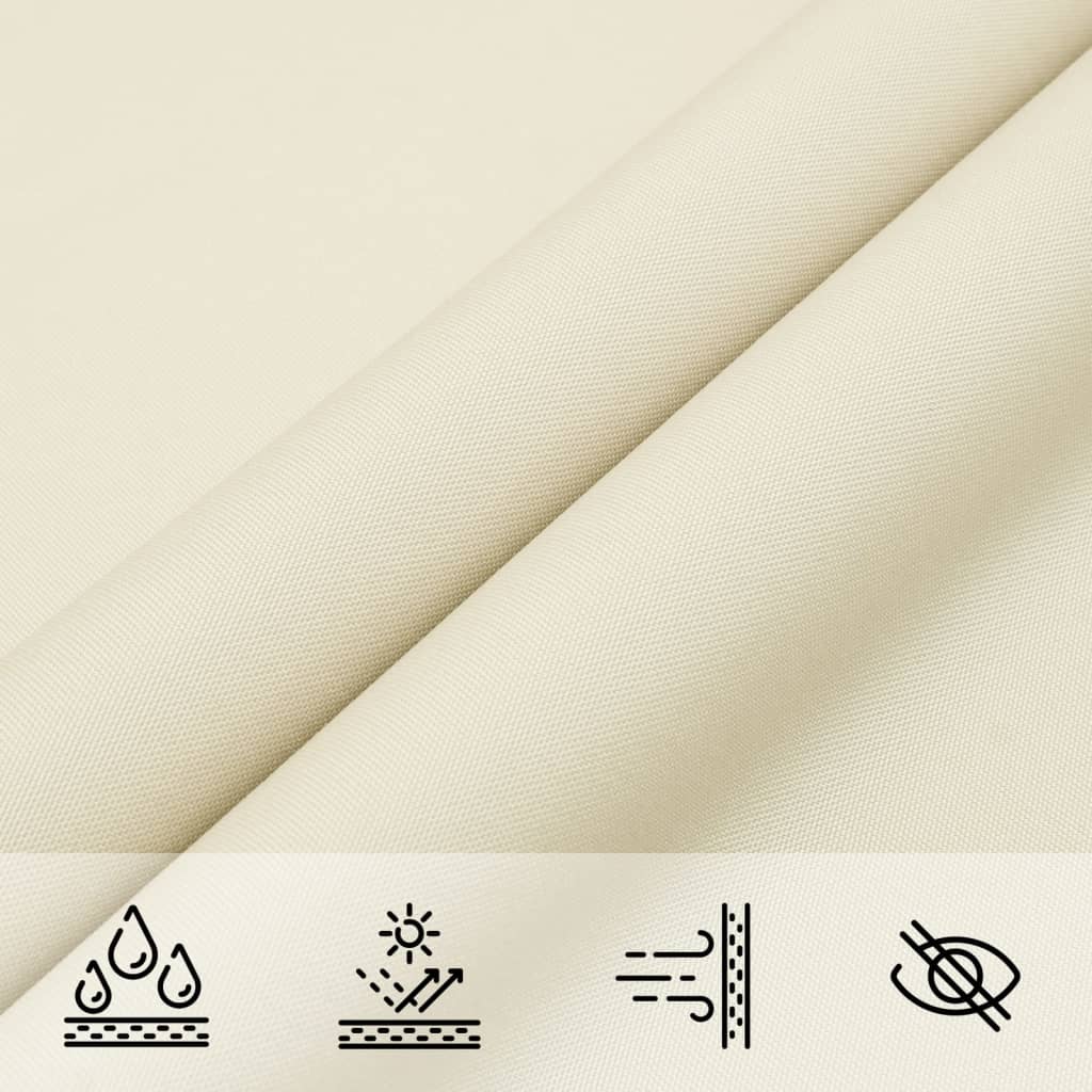 Voile De Parasol Tissu Oxford Rectangulaire Crème