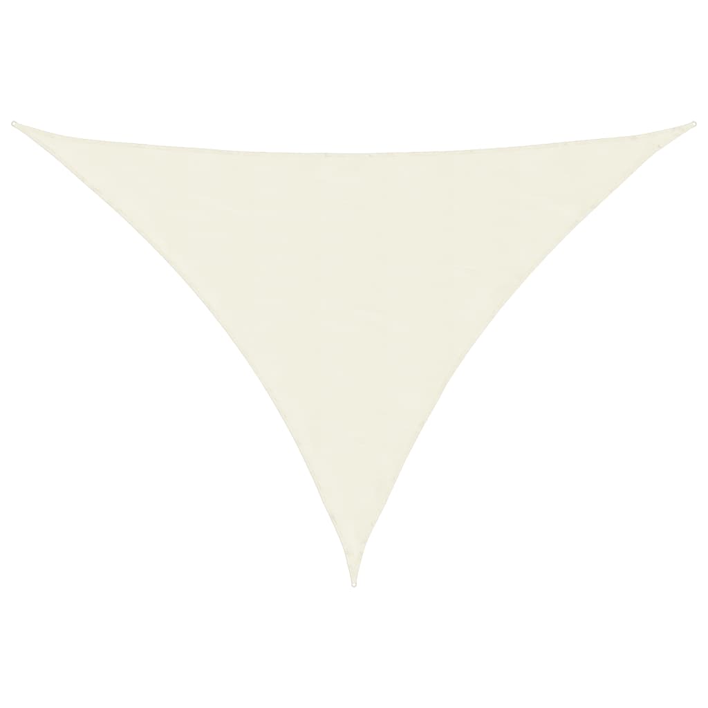 Voile De Parasol Tissu Oxford Triangulaire 4X4X5,8 M Crème