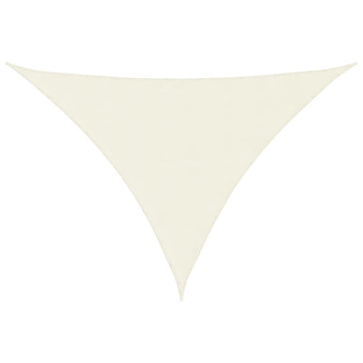 Voile De Parasol Tissu Oxford Triangulaire 4X4X5,8 M Crème