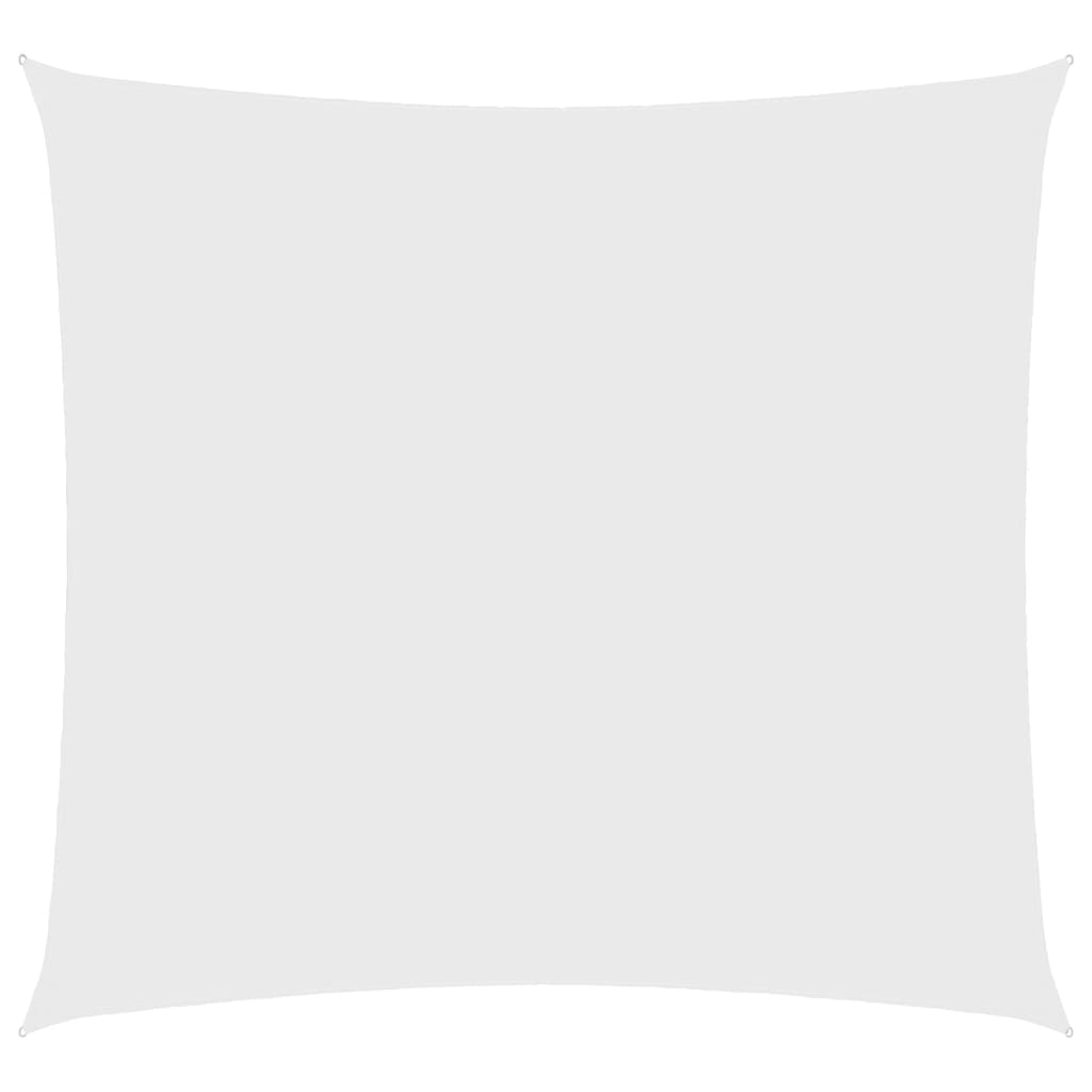 Voile De Parasol Tissu Oxford Carré Blanc