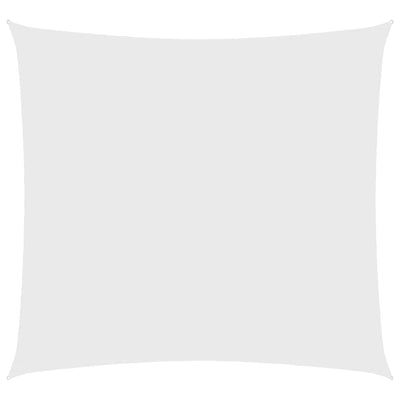 Voile De Parasol Tissu Oxford Carré Blanc