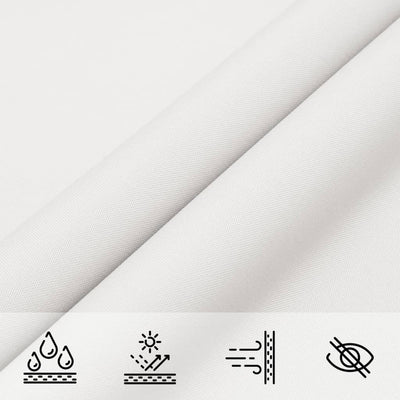 Voile De Parasol Tissu Oxford Carré Blanc