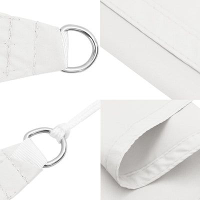 Voile De Parasol Tissu Oxford Rectangulaire 2X2,5 M Blanc
